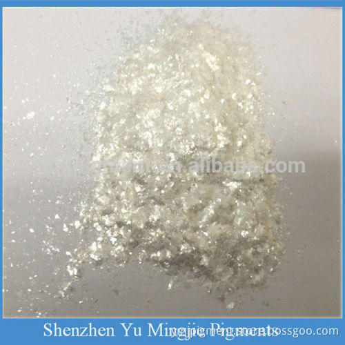 Shimmering Silver White Pearl Pigment, Mica Flake for Decorative Coating